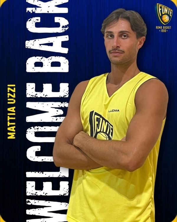 Mattia Uzzi torna a vestire la maglia del Fonte Roma Basket